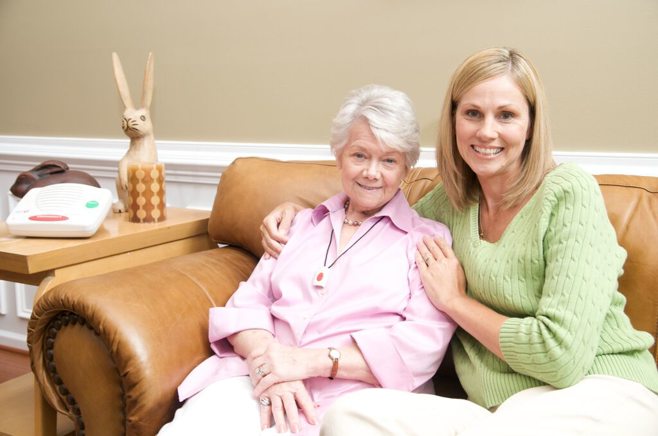 mother and daughter. alert1 medical alert systems